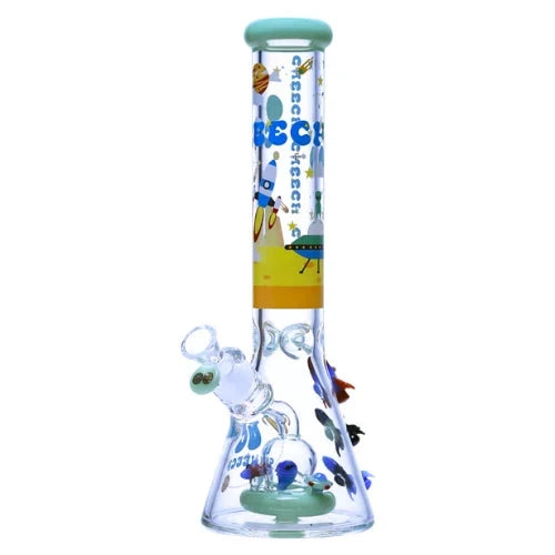 14" 7mm Cheech 'Space Explorer' Beaker Bong