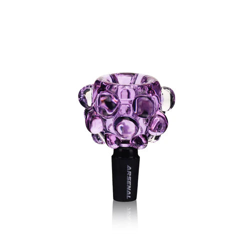 Arsenal Liquid Drop Bowl - Clear Purple