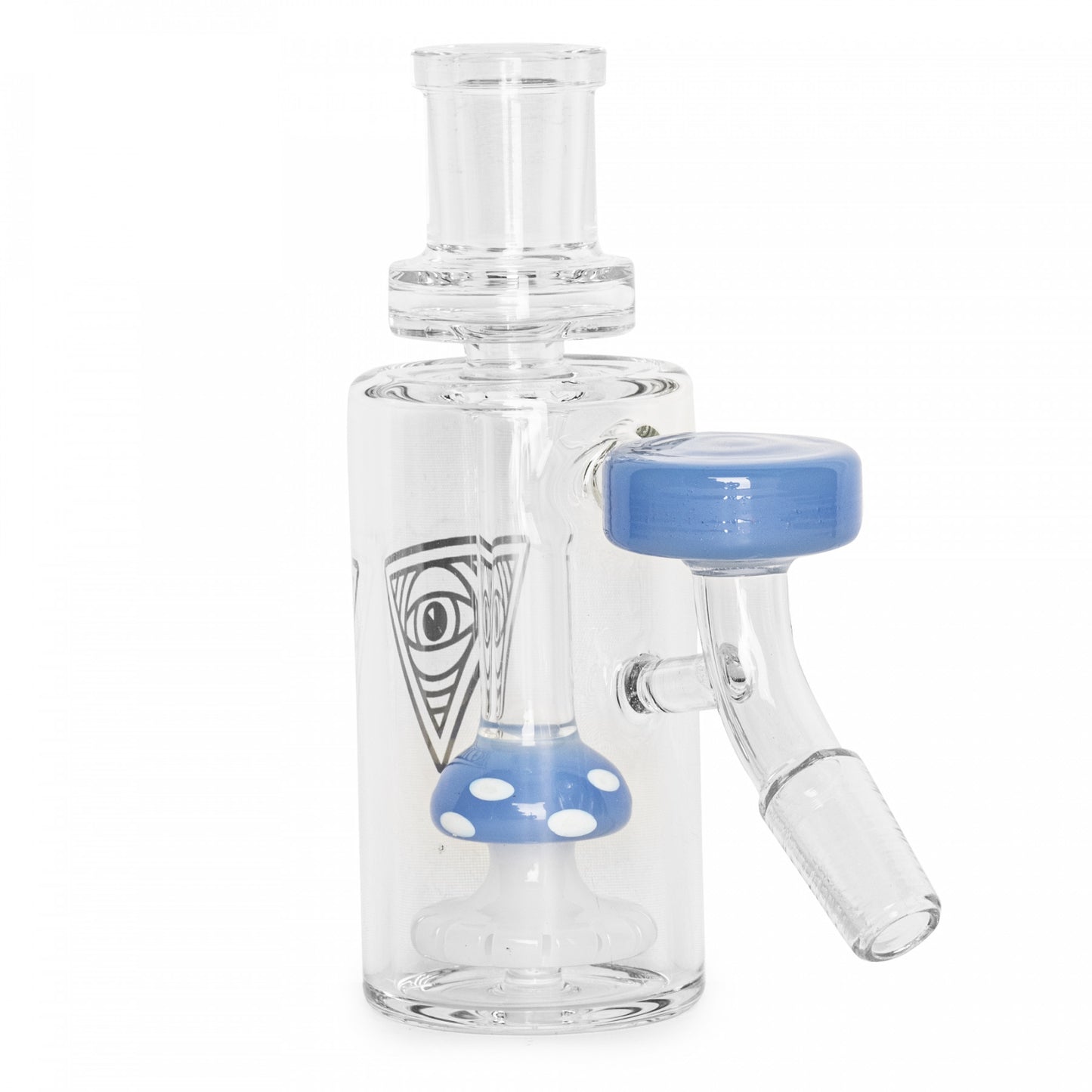 Red Eye Glass "FunGuy" Ash Catcher - 45 Degree (Blue)