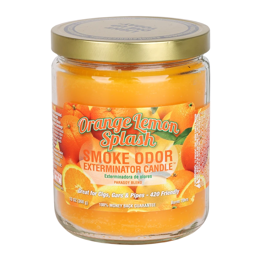 Smoke Odor Exterminator Candle 13oz Orange Lemon Splash