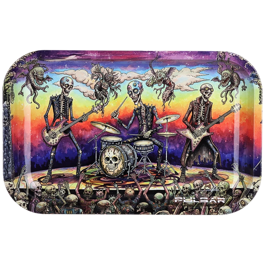 Pulsar Metal Rolling Tray - 11"x7 Give the Drummer Some