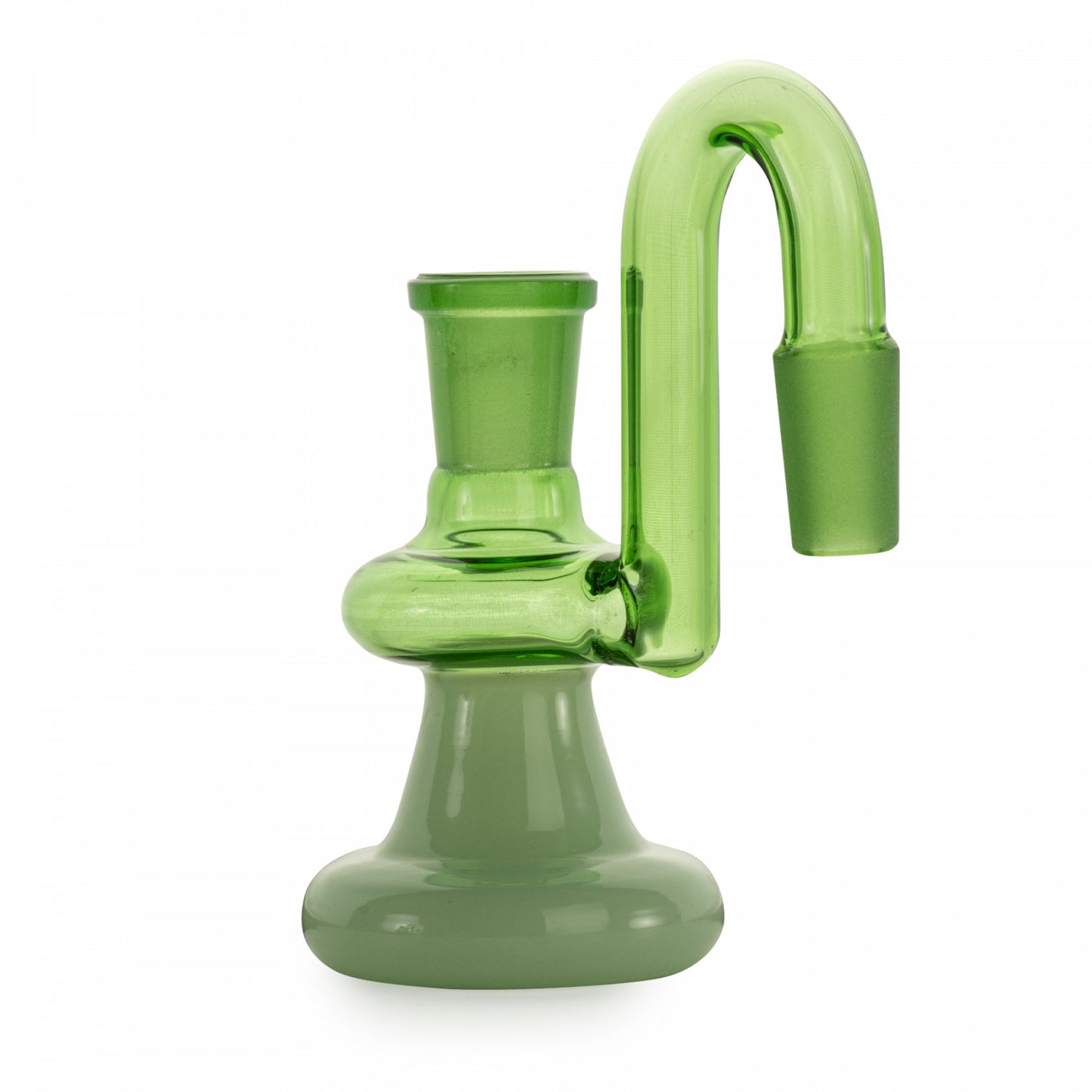 Red Eye Glass Green Dry Ash Catcher - 90 Degree