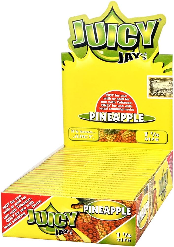 Juicy Jay's Flavored Papers 1 1/4 Size - Pineapple