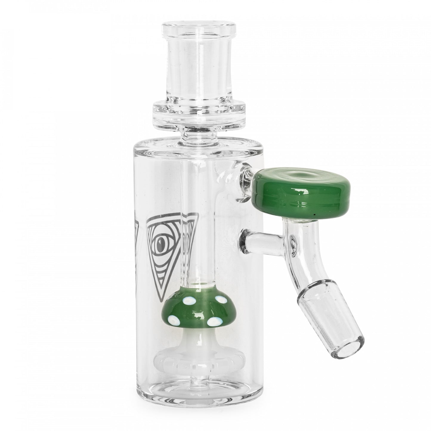 Red Eye Glass "FunGuy" Ash Catcher - 45 Degree (Jade Green)
