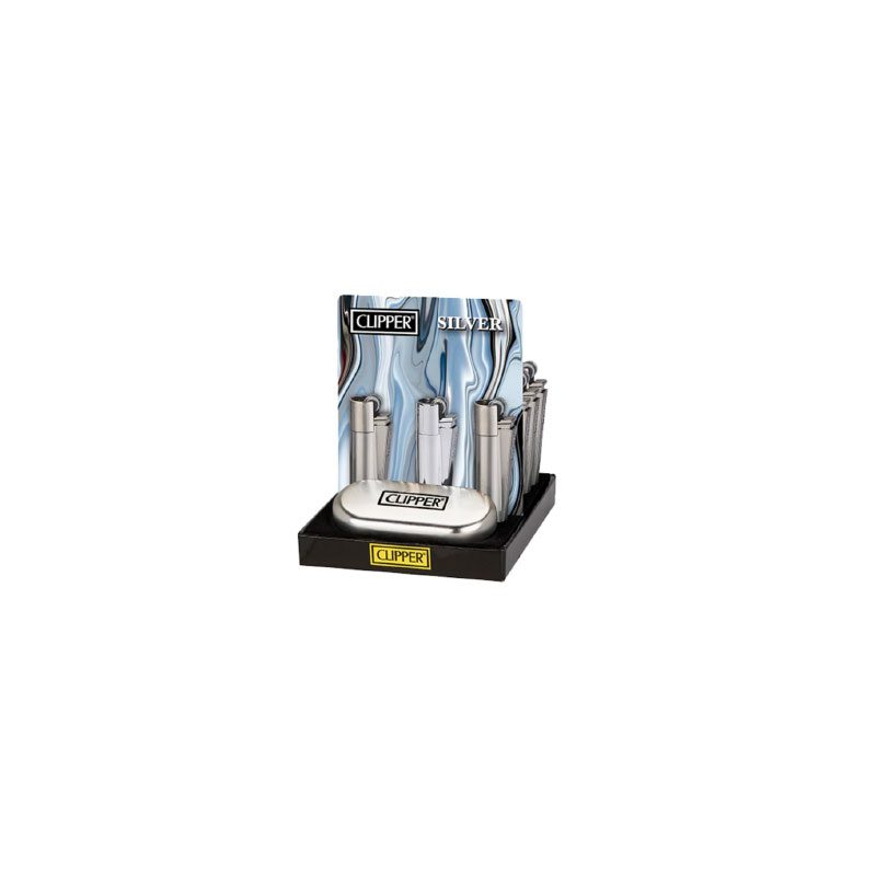 Clipper Lighters - Silver