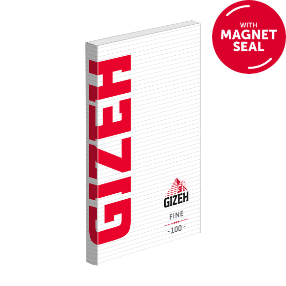 Gizeh Hemp Rolling Papers - Fine w Magnetic Strip 1 1/4 Size