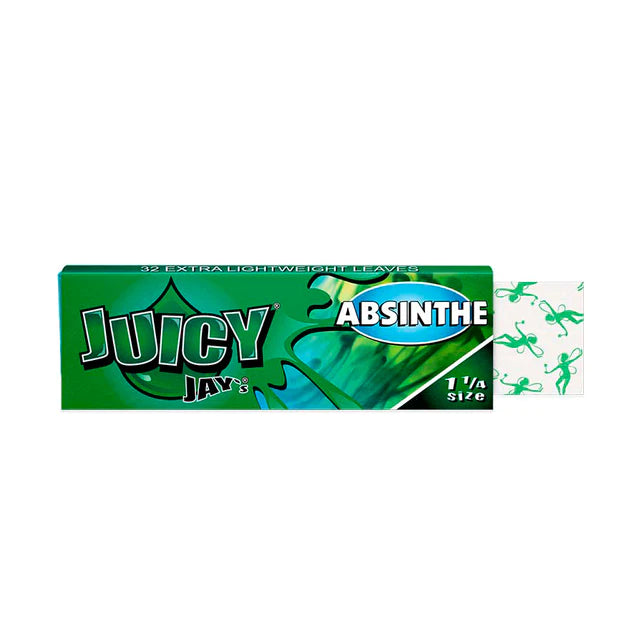 Juicy Jay's Flavored Papers 1 1/4 Size - Absinthe