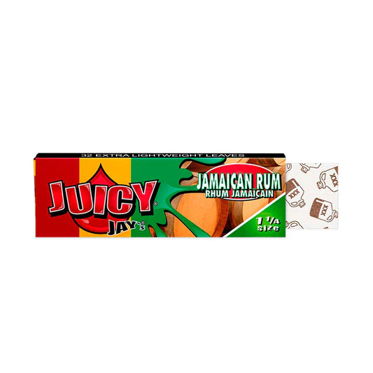 Juicy Jay's Flavored Papers 1 1/4 Size - Jamaican Rum