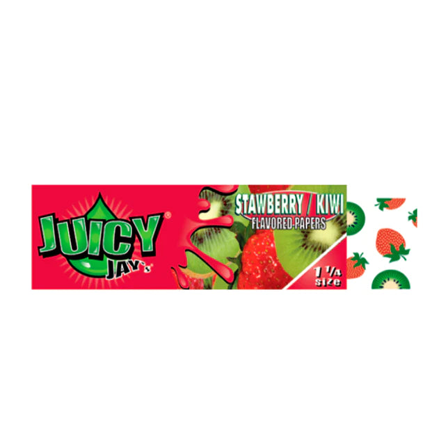 Juicy Jay's Flavored Papers 1 1/4 Size - Strawberry Kiwi