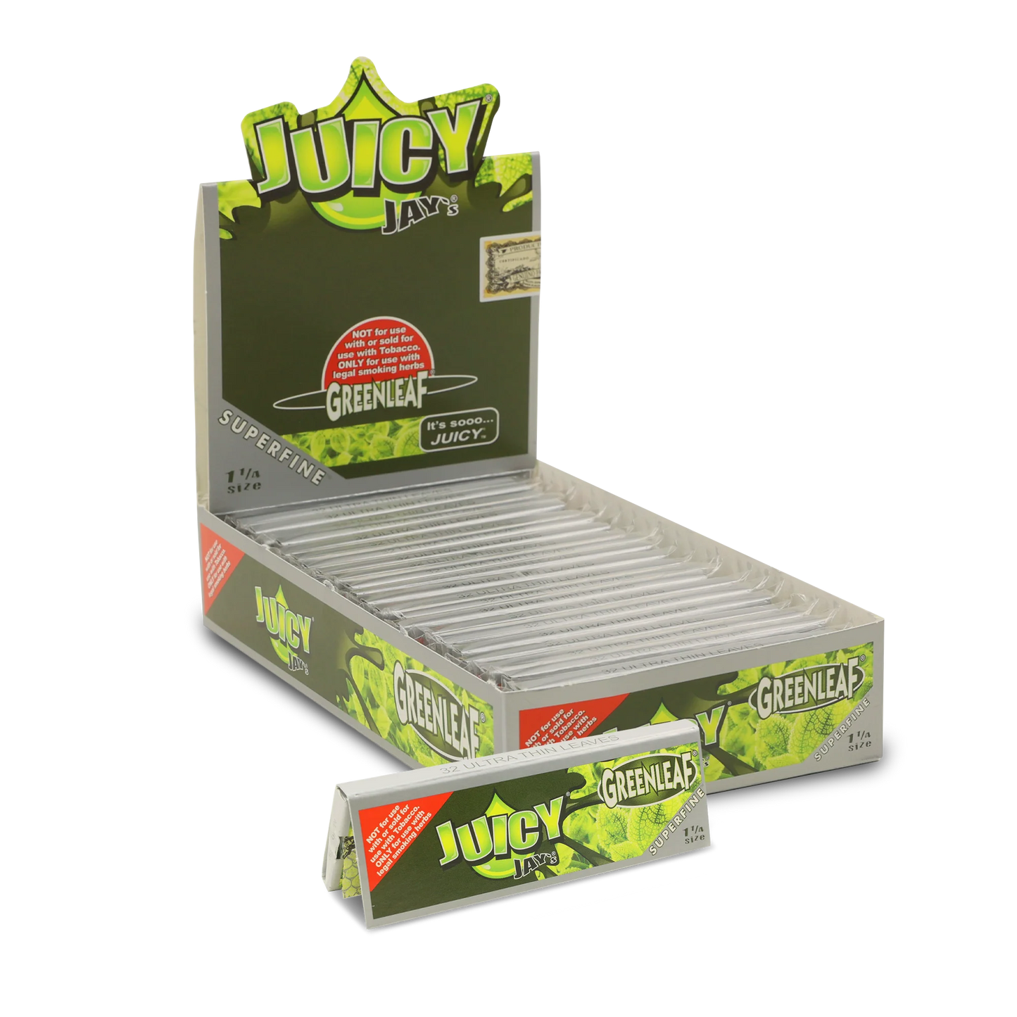 Juicy Jay's Superfine Flavored Papers - Green Leaf