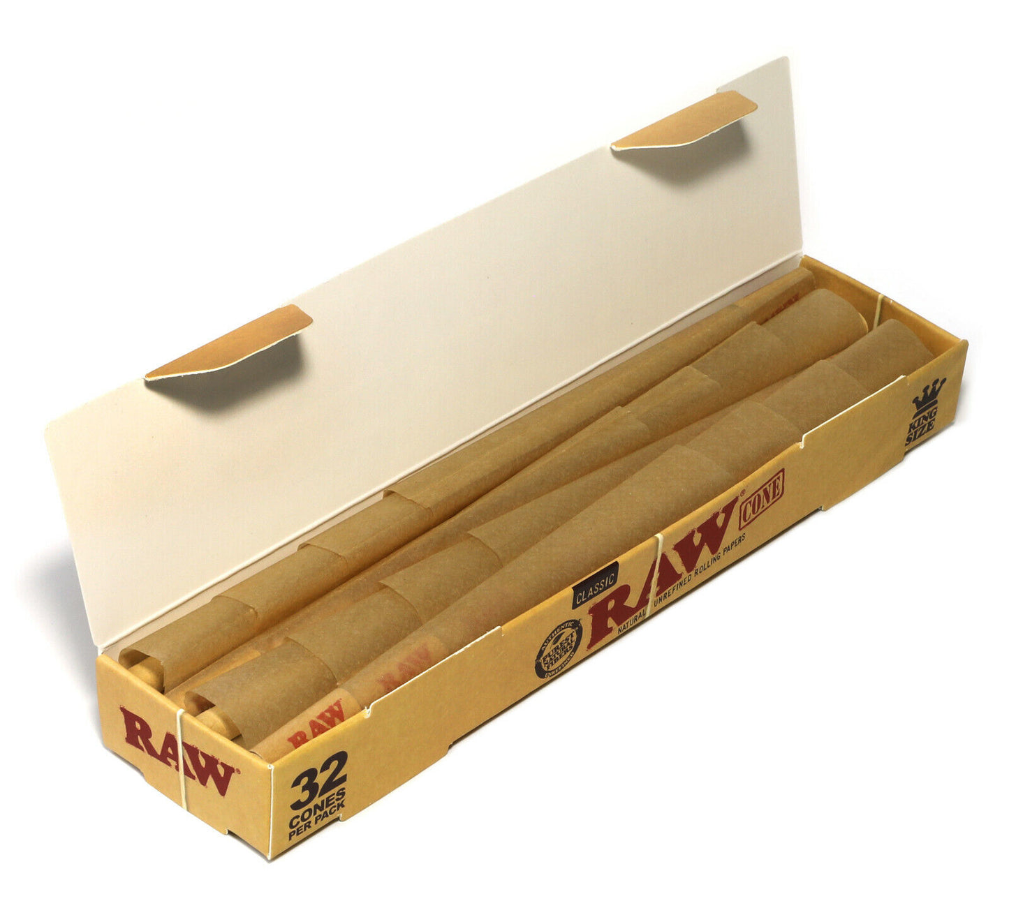 Raw Classic Cones - King Size (32 pk)
