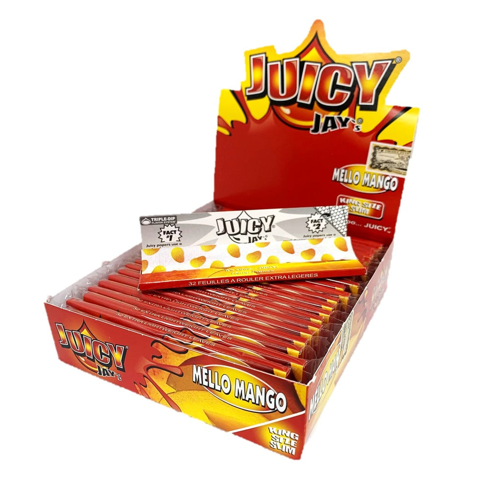Juicy Jay's Flavored Papers King Size - Mello Mango