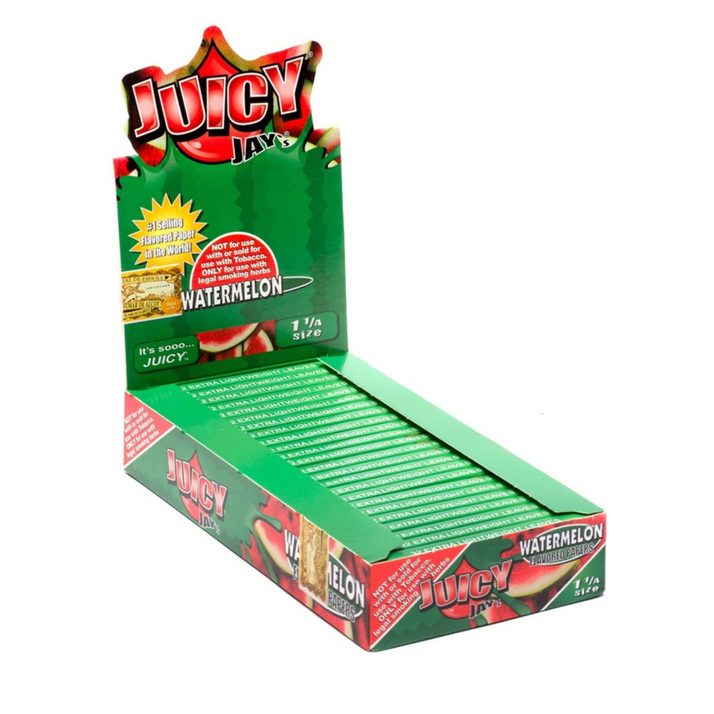 Juicy Jay's Flavored Papers 1 1/4 Size - Watermelon