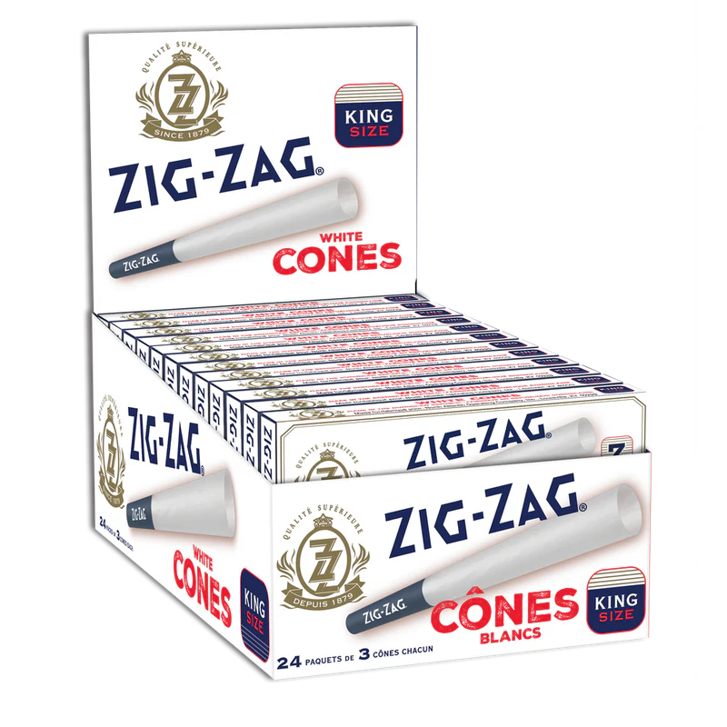 Zig-Zag Pre-Rolled Cones (3pk) - King Size