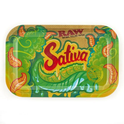 RAW Strain Rolling Tray - Sativa