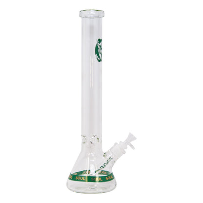 Soul Glass 18" Beaker - Green