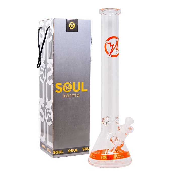 Soul Glass 18" Beaker - Orange