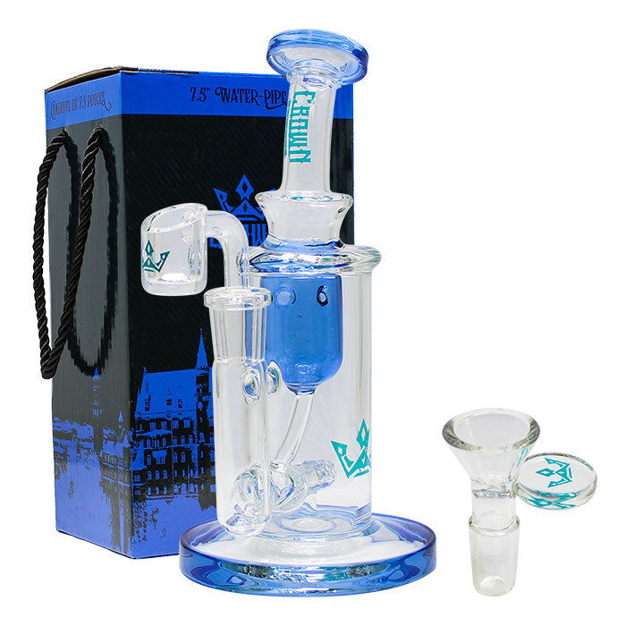 Crown Glass Mini Incycler - Blue