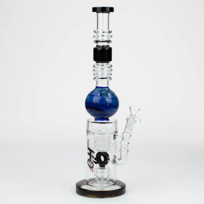 H2O Gold Fumed Sphere Bong - Black