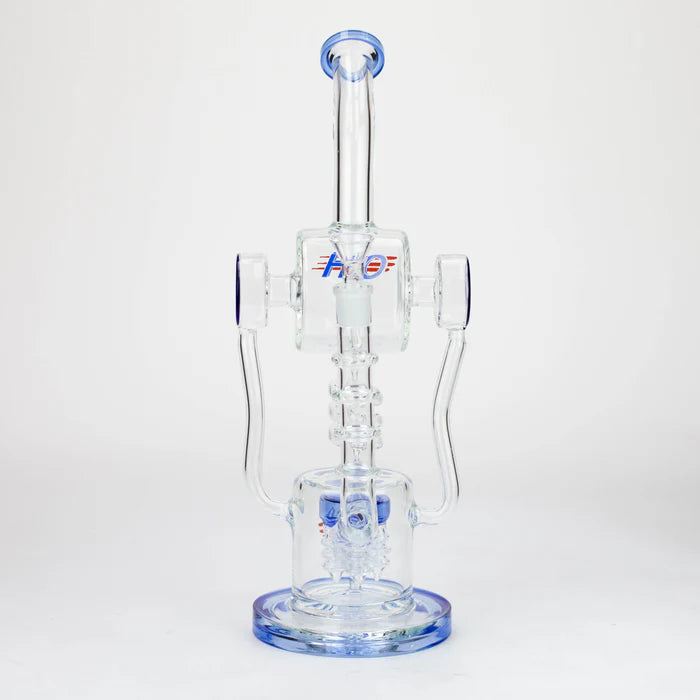 H2O Stemless Spiral Recycler - Blue