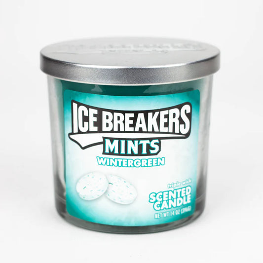 3 Wick Ice Breakers Wintergreen Candle