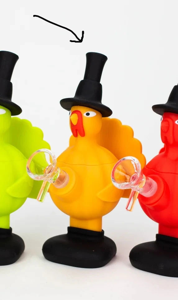 7" Silicone Turkey Bong