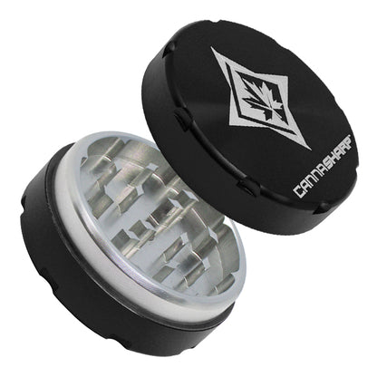 Cannasharp 2-Piece Grinder - Black