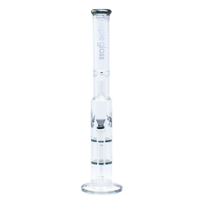 Maple Glass Double Honeycomb w/ UFO Perc - Black