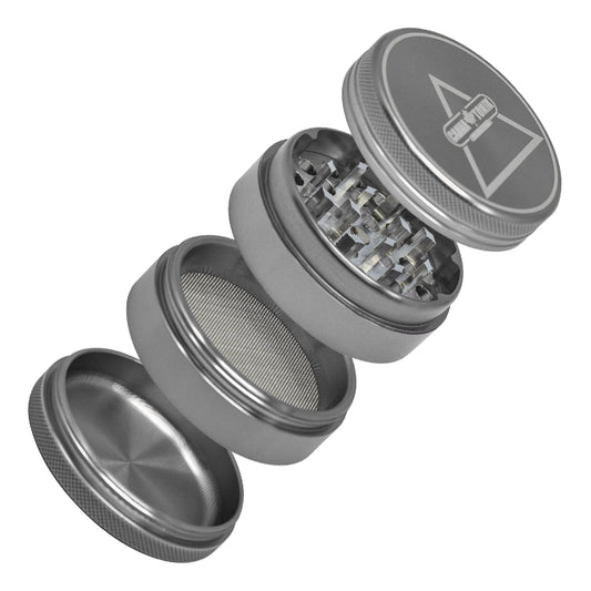 Canna Tonik Premium 55mm Grinder - Silver