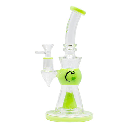 Cannatonik Pyramid Perc Bong + Rig - Green