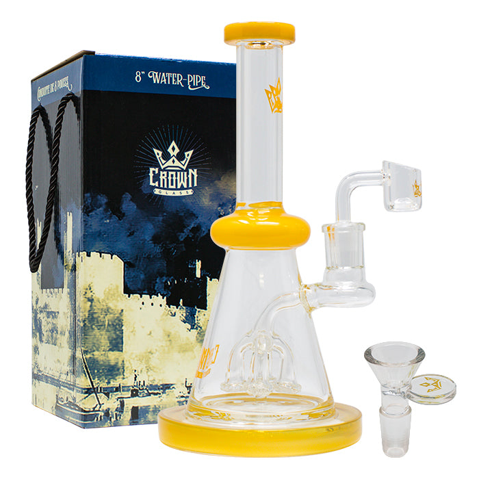 Crown Glass Quad Perc Pyramid