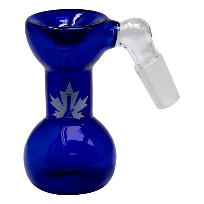 Maple Glass 45° Bowl + Ash Catcher - Blue