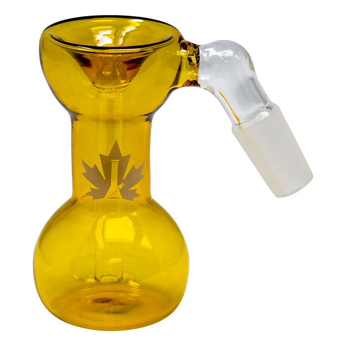 Maple Glass 45° Bowl + Ash Catcher - Gold