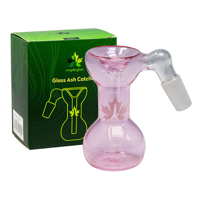 Maple Glass 45° Bowl + Ash Catcher - Pink