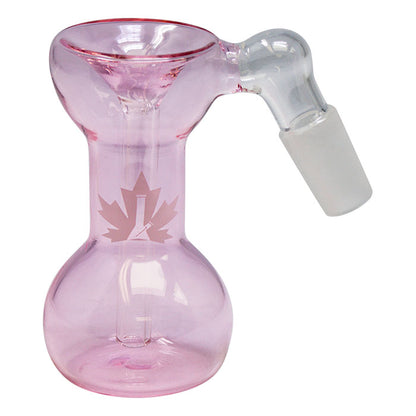 Maple Glass 45° Bowl + Ash Catcher - Pink