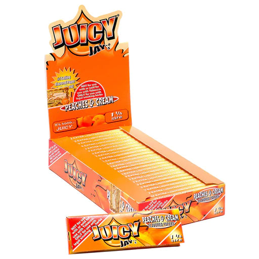 Juicy Jay's Flavored Papers 1 1/4 Size - Peaches & Cream