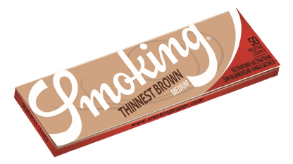 Smoking Thinnest Brown Rolling Paper - Medium Size
