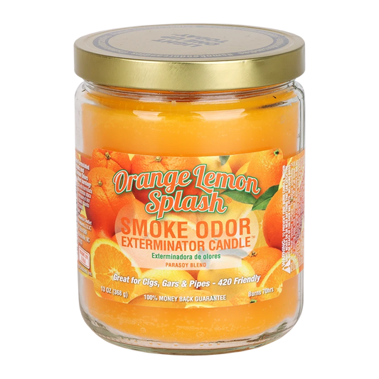 Smoke Odor Exterminator Candle 13oz Orange Lemon Splash