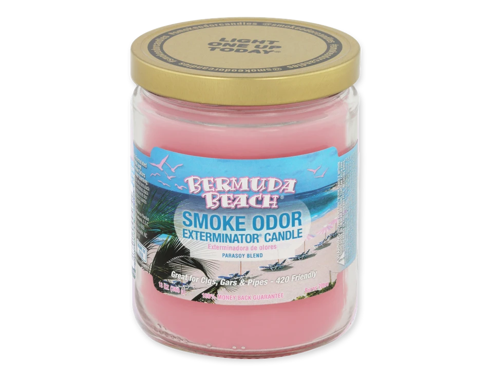 Smoke Odor Exterminator Candle 13oz Bermuda Beach