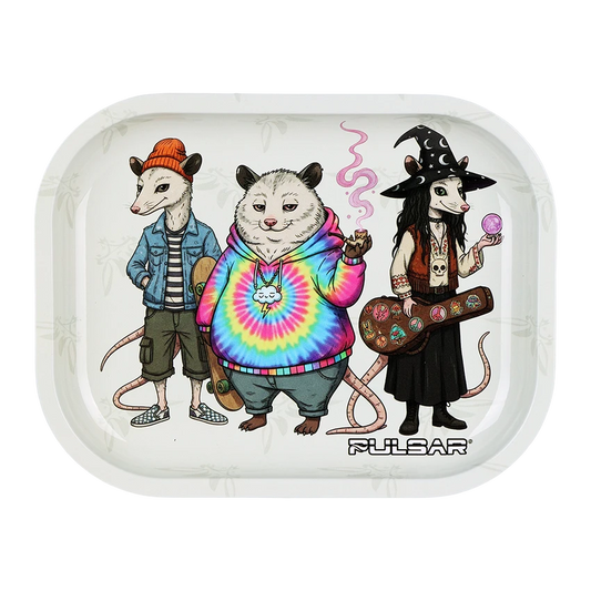 Pulsar Mini Metal Rolling Tray / 7"x5.5" Potssum Roadies