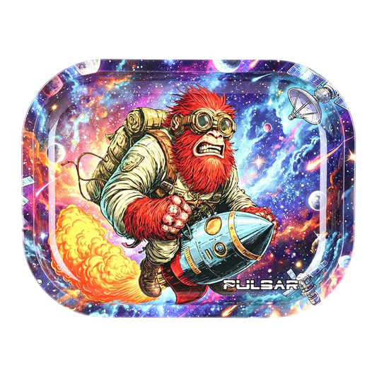Pulsar Mini Metal Rolling Tray / 7"x5.5" Bigfoot Blast