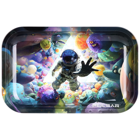 Pulsar Metal Rolling Tray - 11"x7 Return of the Psychedelic Spaceman