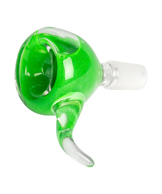 Red Eye Glass Glow-in-the-dark Liquid Bowl - Green