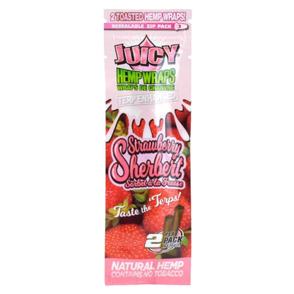 Juicy Hemp Wraps - Strawberry Sherbert