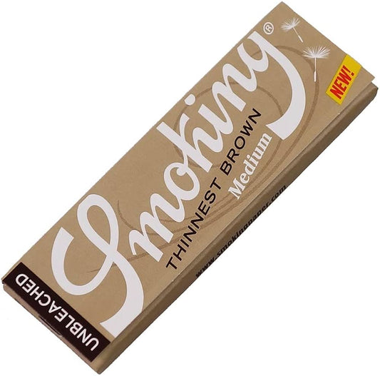 Smoking Thinnest Brown Rolling Paper - Medium Size