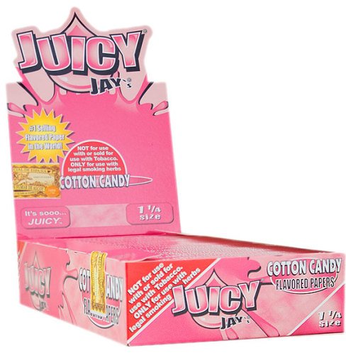 Juicy Jay's Flavored Papers 1 1/4 Size - Cotton Candy