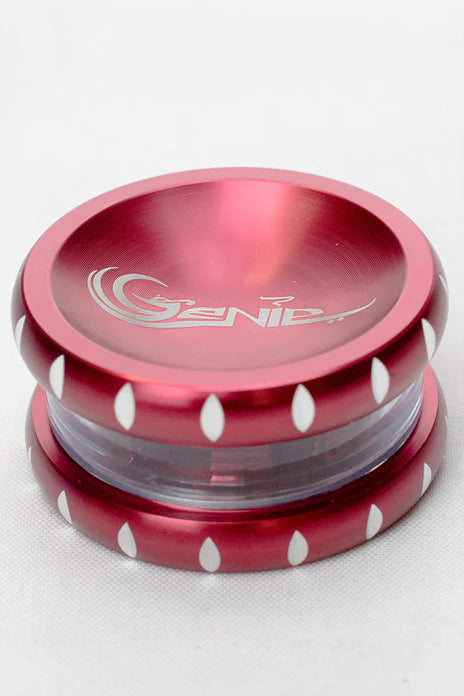 Genie 2 Piece Grinder - Red