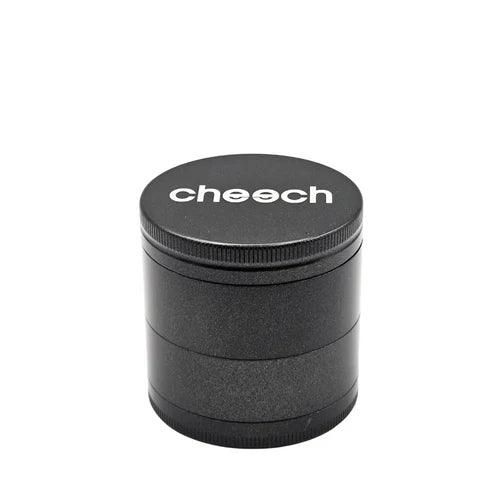 Cheech 50mm 4pc Non Sticky Grinder - Silver