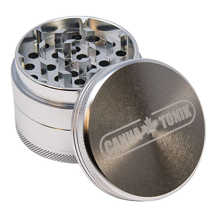 Canna Tonik 50mm Grinder - Silver