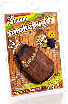 Wood-Patterned Smoke Buddy